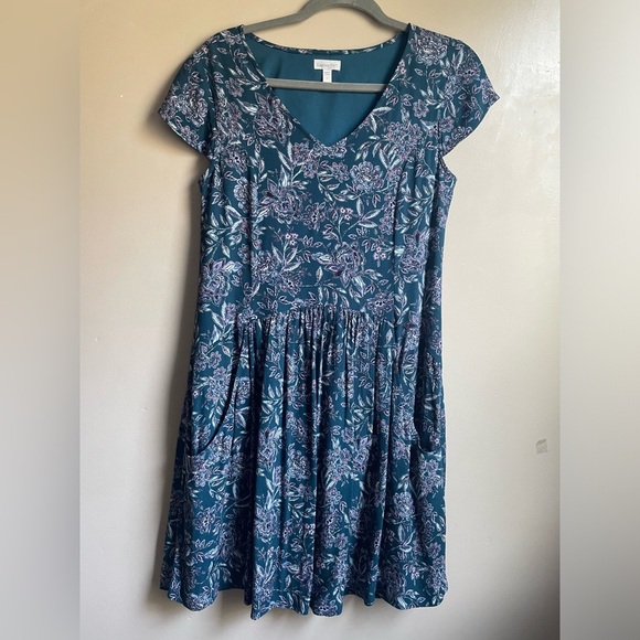 Garnett Hill Floral Mini Skater a dress size 2 - Picture 1 of 9